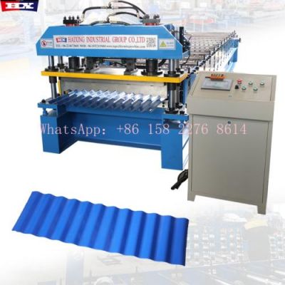 836 corrugated steel roofing machine