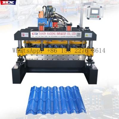 Metal roof tile making machine