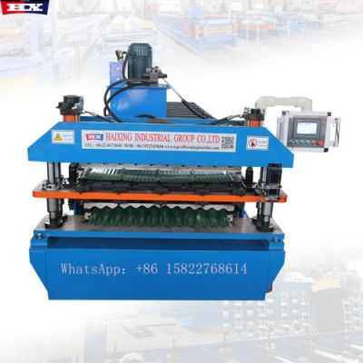 5V and corrugated sheet double layer roll forming machine
