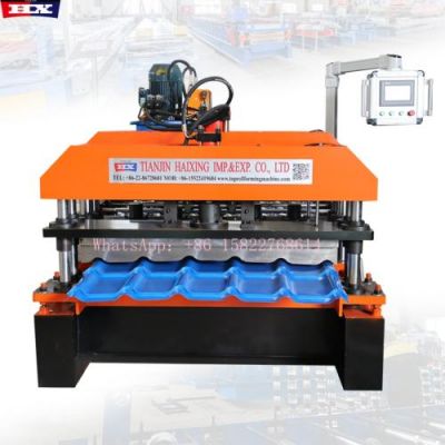 1075 glazed sheet roll forming machine