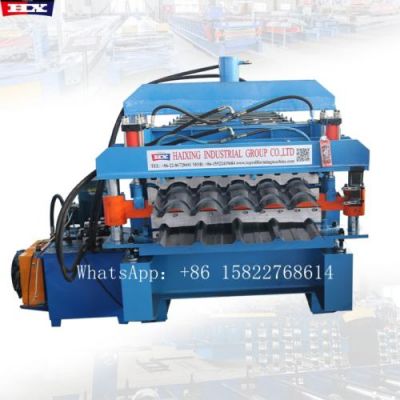 Maquina de hacer tejas de doble capa