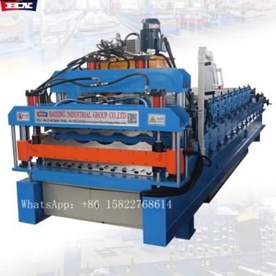 Tile & corrugated double layer iron sheet making machine