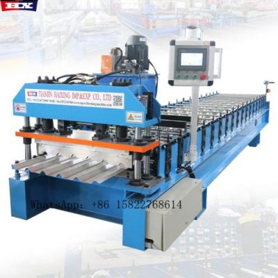750 trapezoidal roof sheet making machine