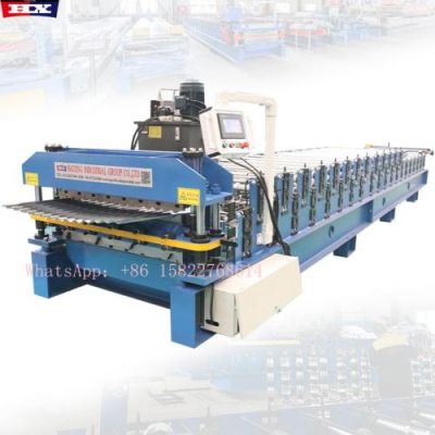 PV4 & corrugated double layer steel roofing machine