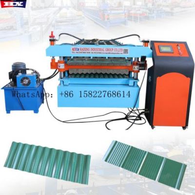 Maquina para fabricar zinc acanalado y 5v