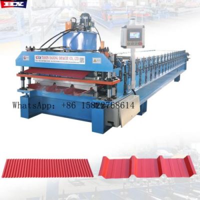 PV4 y ondulada maquina planchas de zinc