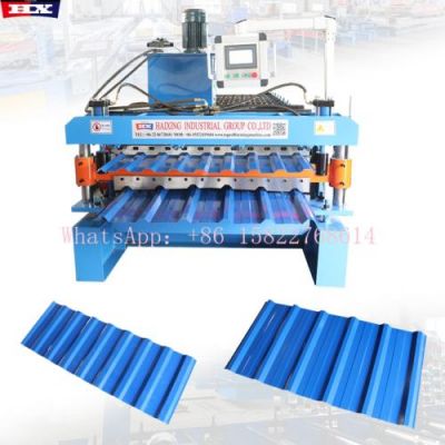 Machine profileuse double couche trapézoïdale